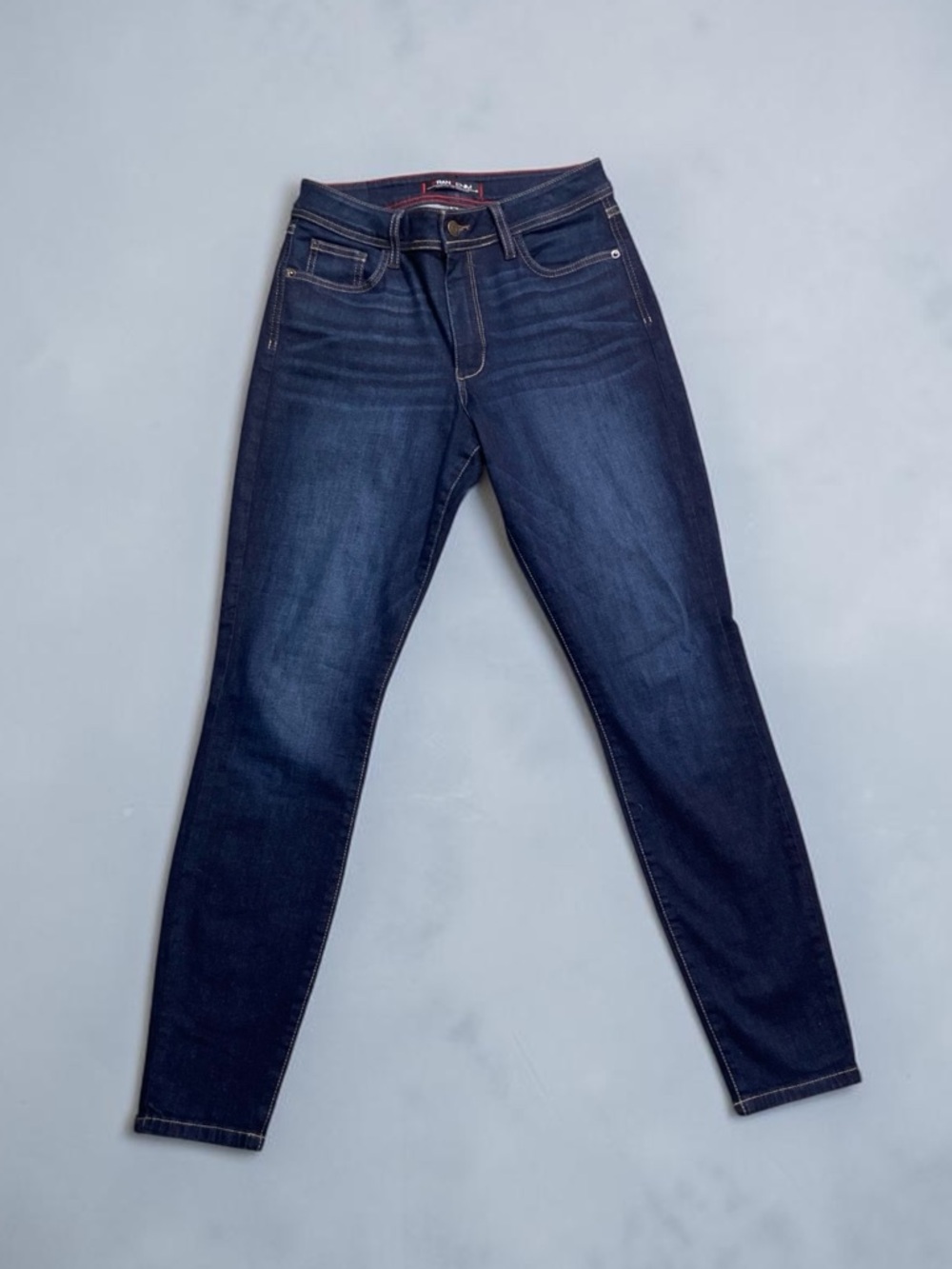 Fran Denim Nicole High Rise Skinny Dark Wash Jeans  Size 28  Like New